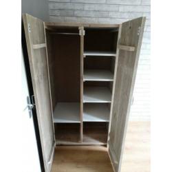 bed, kast, bureau van steigerhout
