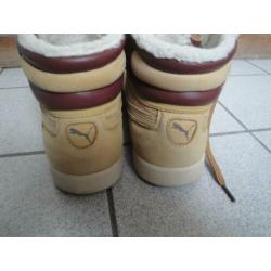 Beige leren sportschoenen PUMA maat 40 (nieuwstaat)