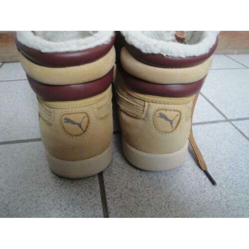 Beige leren sportschoenen PUMA maat 40 (nieuwstaat)