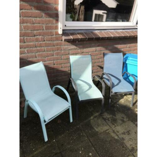 Kinder tuinstoelen drie stuks