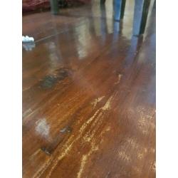 Koloniale eettafel massief eiken 220cm