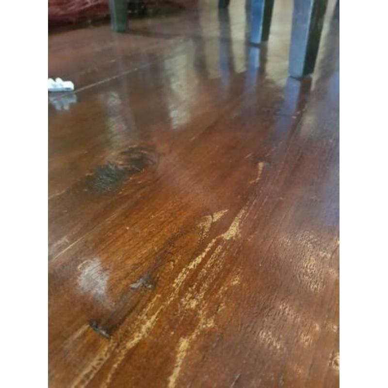 Koloniale eettafel massief eiken 220cm