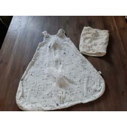 Mooie slaapzak van Ergobaby Sheep met inbakerdeel te koop!