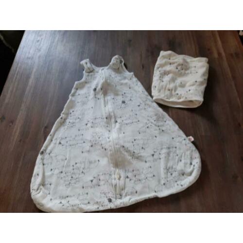 Mooie slaapzak van Ergobaby Sheep met inbakerdeel te koop!