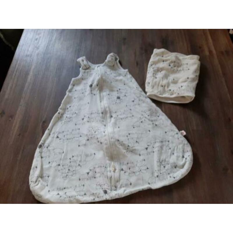 Mooie slaapzak van Ergobaby Sheep met inbakerdeel te koop!