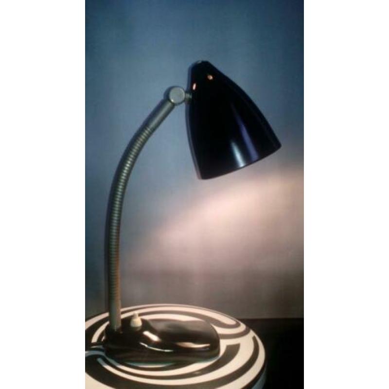 Hala Busquet bureaulamp, zwart, retro, vintage, design