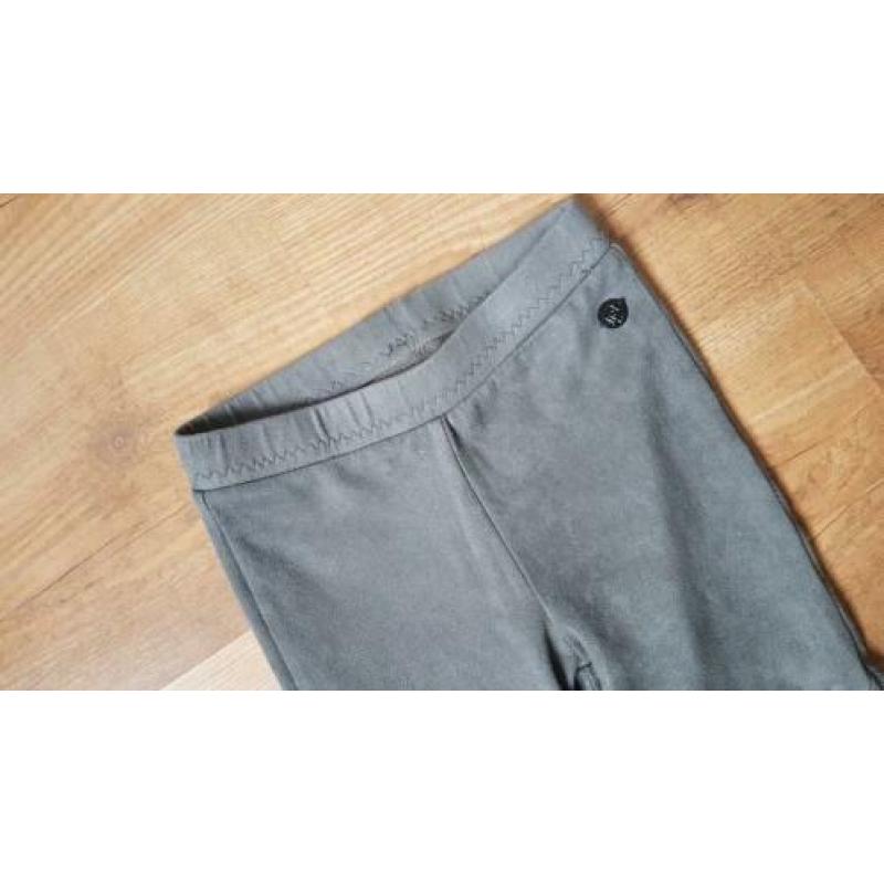 Indian Blue Jeans suède legging taupe grijs 116