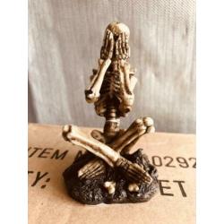 beeldjes, skull, horen zien en zwijgen, verzekemeling, hobby
