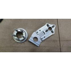 Elektrisch skateboard motor houder