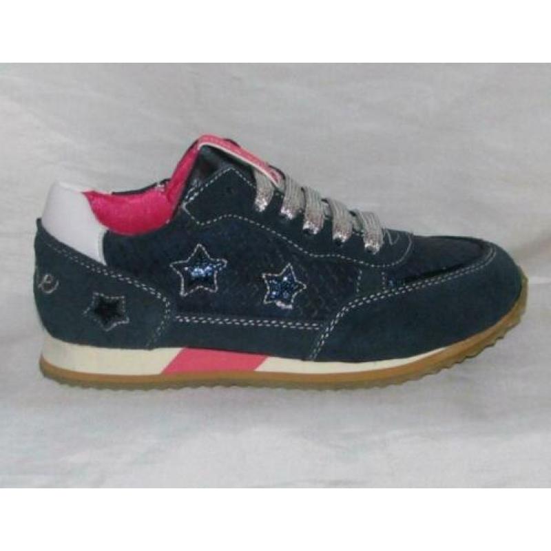 SHOESME maat 33 veter/rits blauw sterren - gratis verzenden