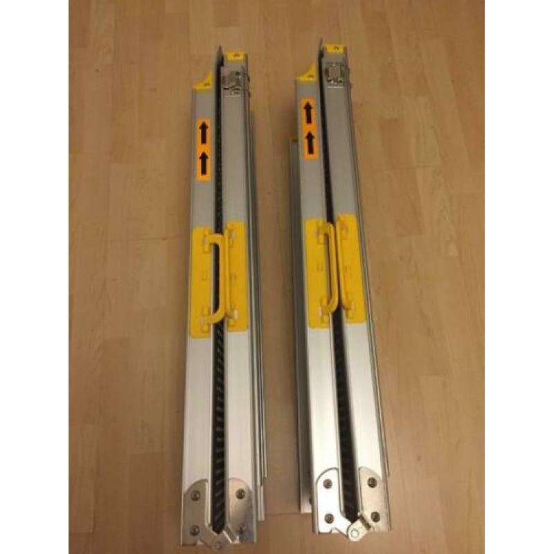 Oprijplaten uitschuifbaar 240 cm 2 stuks Datona(oa rolstoel)