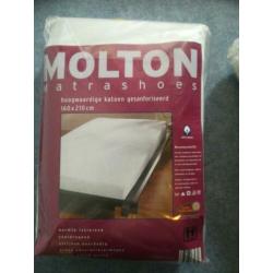 Molton matrashoes, 2 persoons 160x210, NIEUW ,
