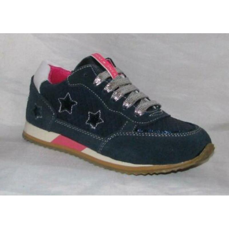SHOESME maat 33 veter/rits blauw sterren - gratis verzenden