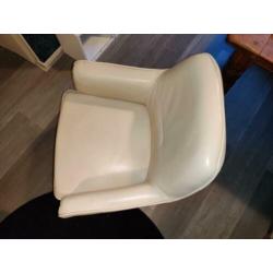Wit nubuck leren stoelen te koop