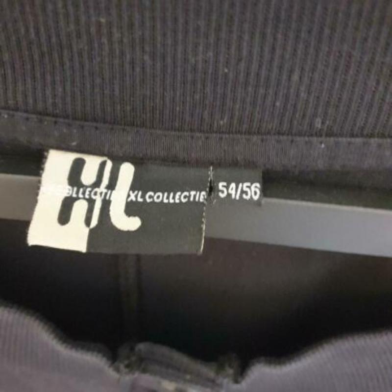 Katoenen vest zwart XXL 54 56 in prima staat