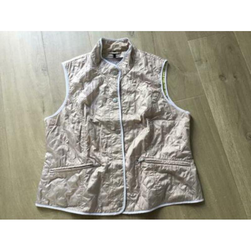 Bodywarmer( lente/zomer) van GELCO,mt 46,beige/geel,ZGAN