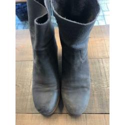 Shabbies, enkellaars mt 40 taupe