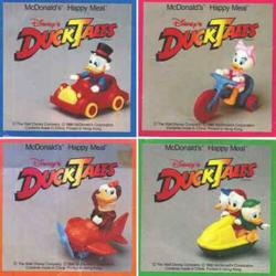 Ducktales set - Happy Meal - 1990