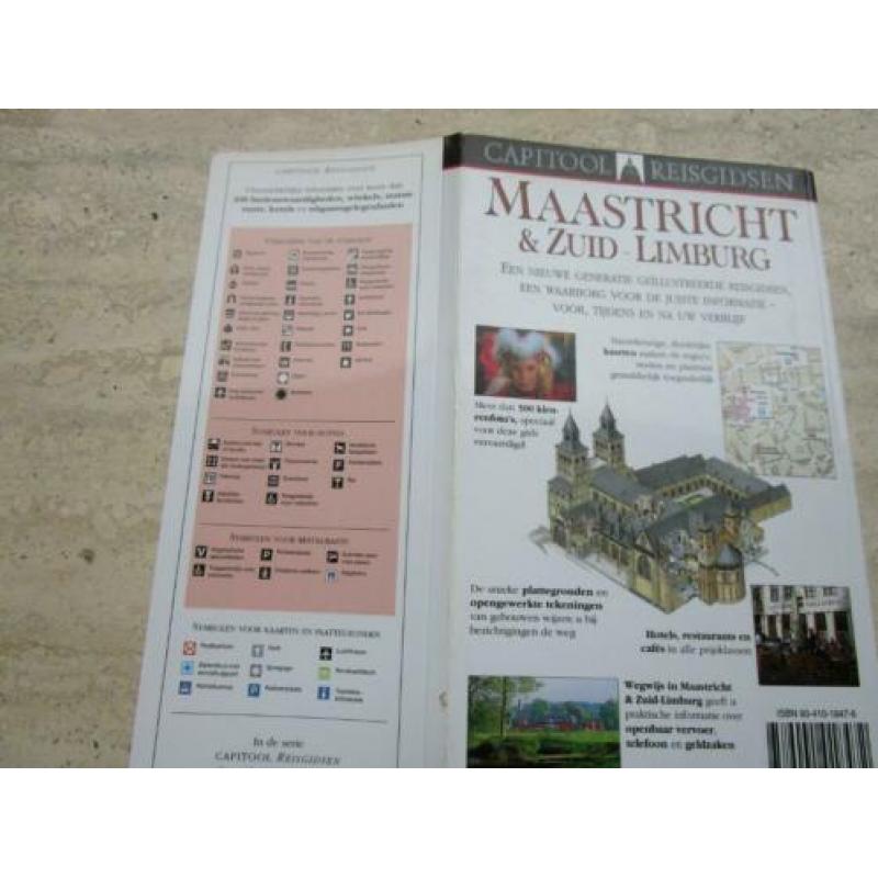 Capitool reisgids Maastricht en Zuid Limburg. Zie omschr.