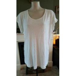 ZGAN witte By Second Female shirt S 36, top, wit, pailletten