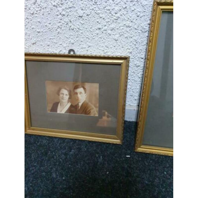 Uitverkoop!! 5 antieke fotolijstjes voor €50,-!