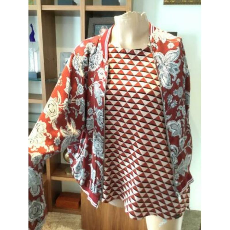 SCOTCH & SODA blouse &jasje 2 zijde te dragen , maat L