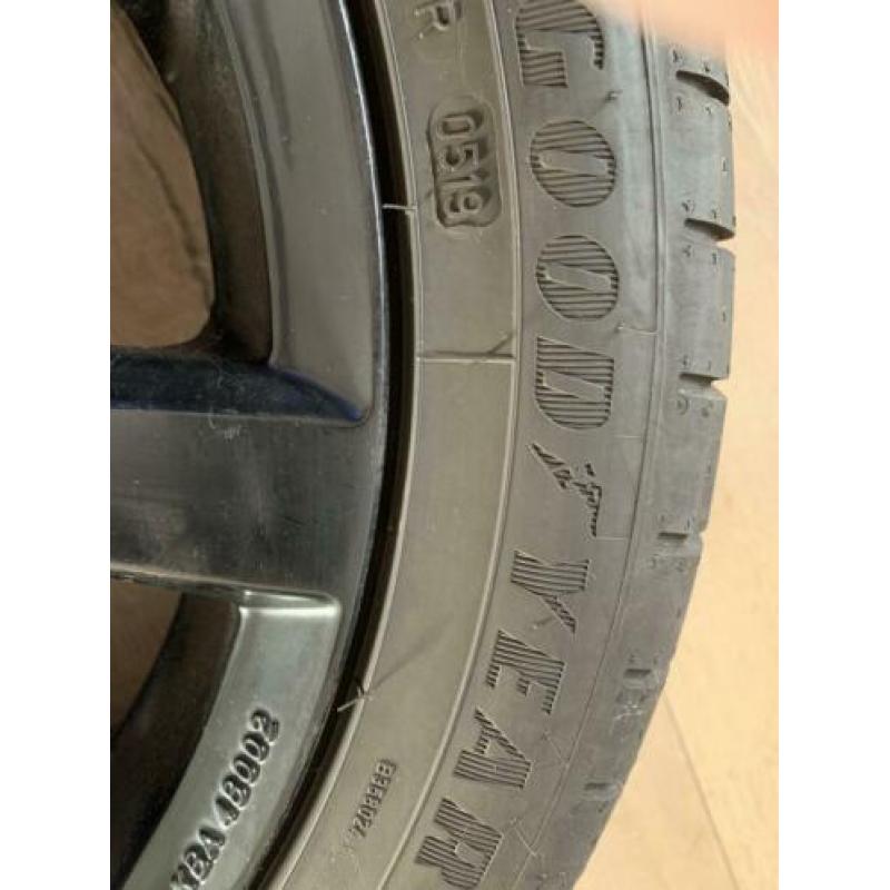Zwarte velgen 225/45R17 5 gat Seat Leon