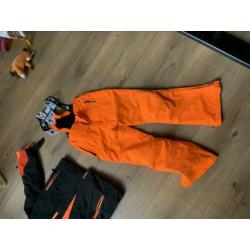 Skijas spyder en ski broek oranje