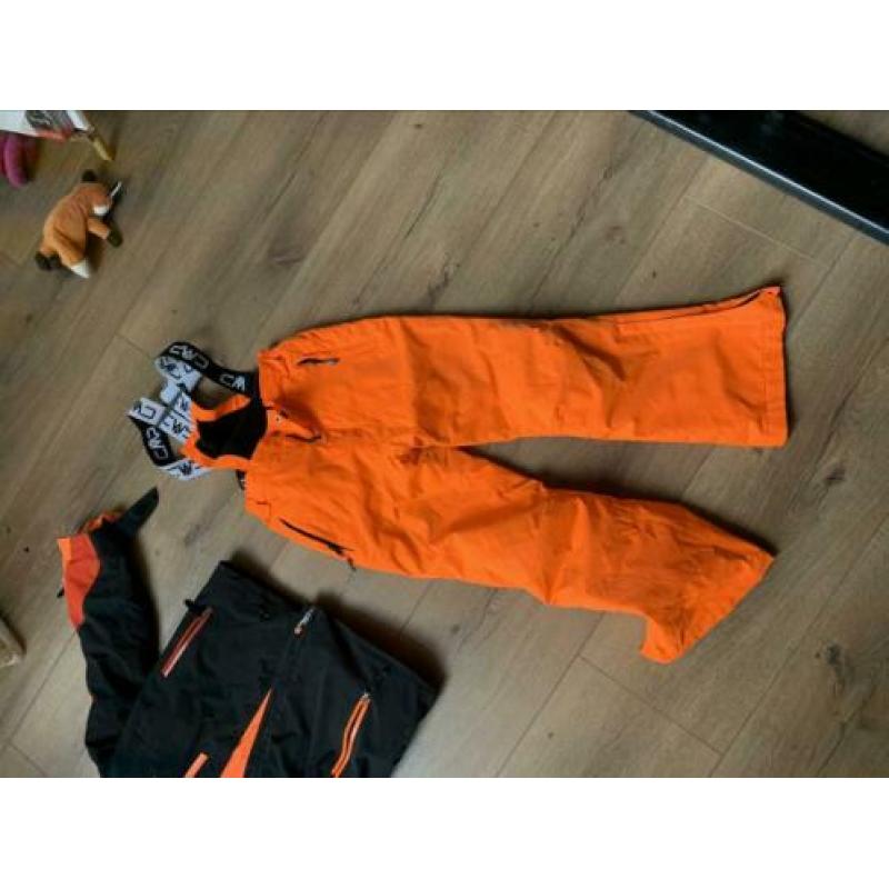 Skijas spyder en ski broek oranje
