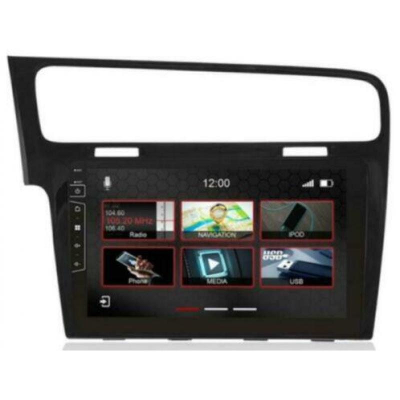 Navigatie VW Golf 7 2014 10.1 Touchscreen parrot carkit tmc