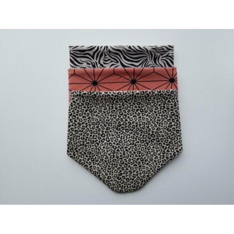 kwijlslabben (3 voor €12.50)