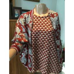 SCOTCH & SODA blouse &jasje 2 zijde te dragen , maat L