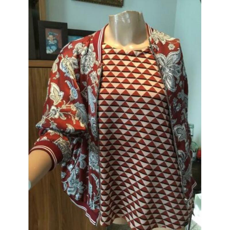 SCOTCH & SODA blouse &jasje 2 zijde te dragen , maat L