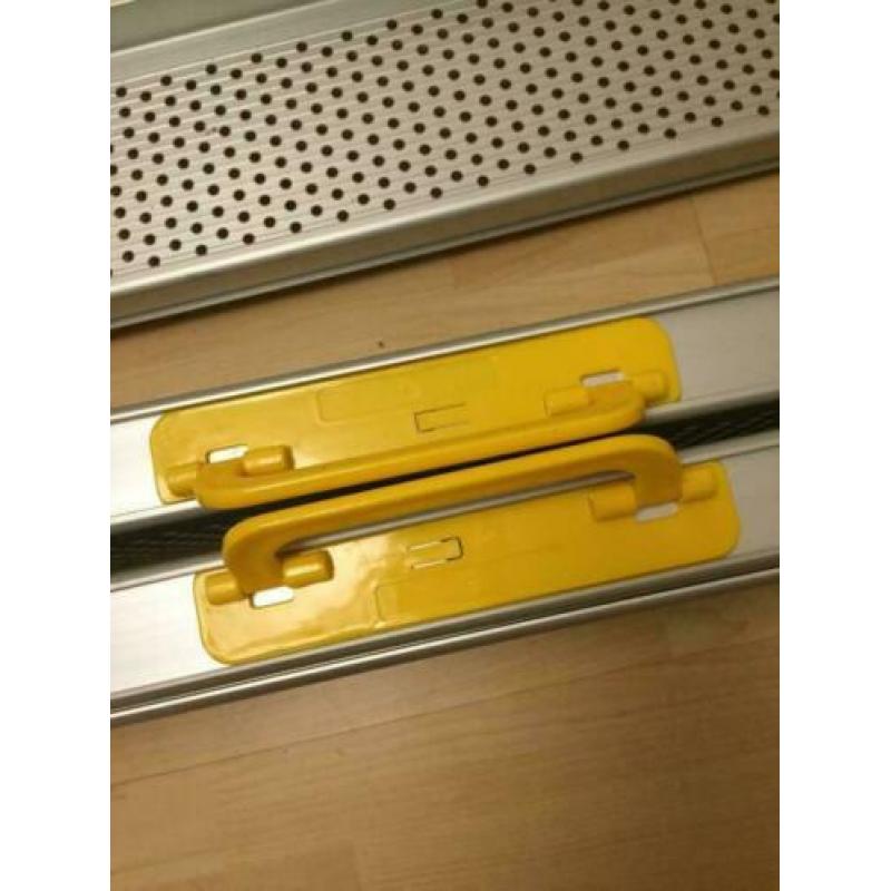 Oprijplaten uitschuifbaar 240 cm 2 stuks Datona(oa rolstoel)