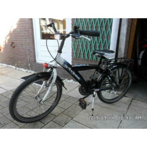 jongensfiets stoer handrem/terugtraprem loekie extreme