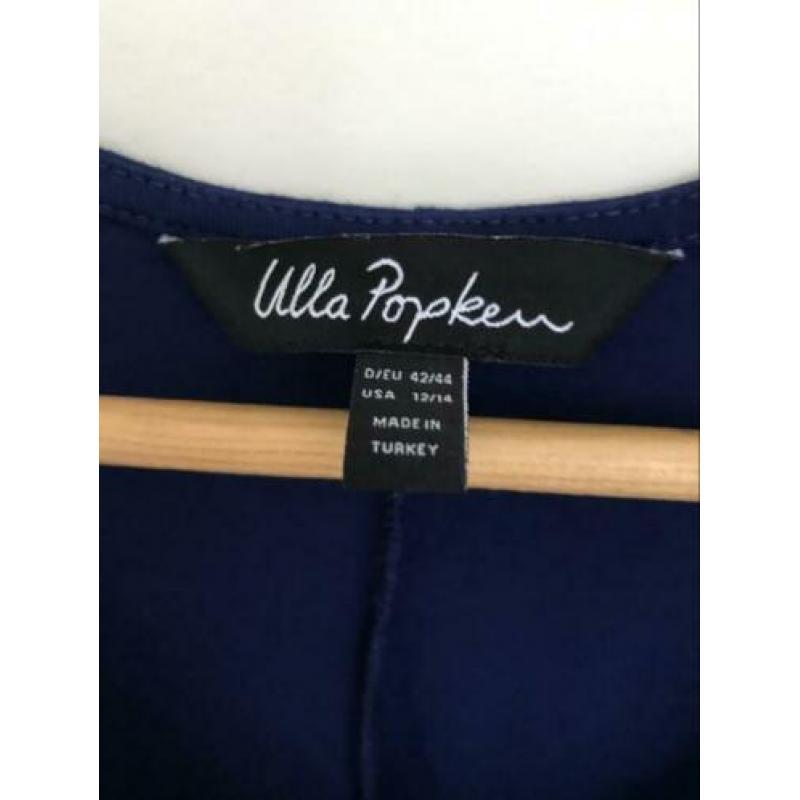 Prachtige nieuwe navy blauwe Ulla Popken jurk maat 42/44