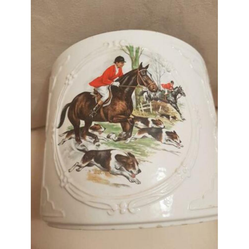 frankton c.v tegelen bloempot met paarden