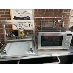 Atag combi magnetron oven met inbouw frame