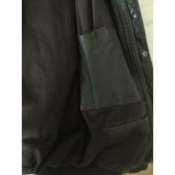 Pilotenvest, top vest, CHEVIGNON,bruin leder
