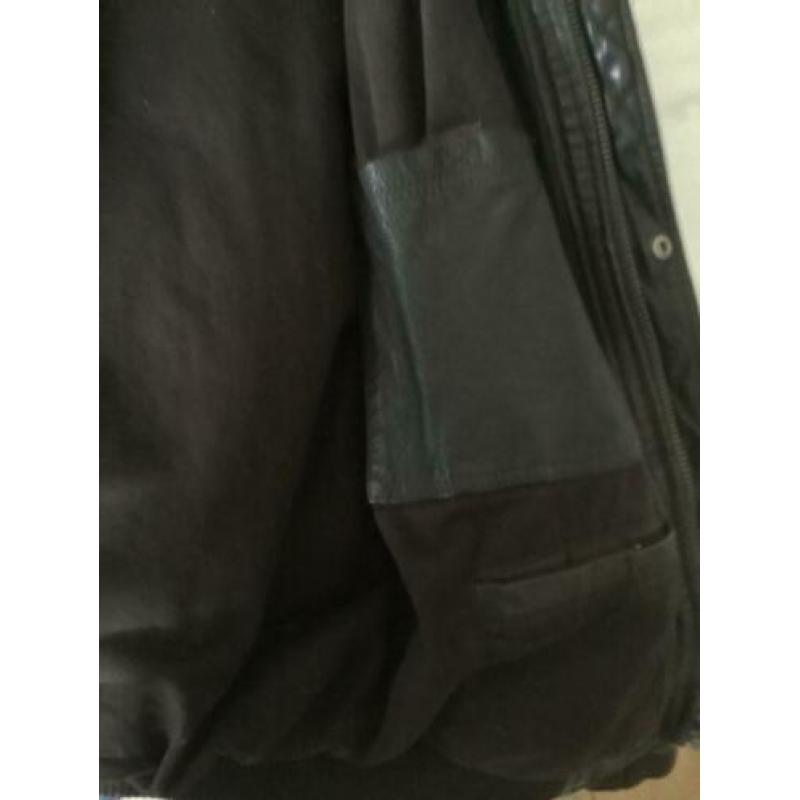 Pilotenvest, top vest, CHEVIGNON,bruin leder
