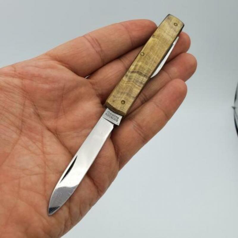 Solingen Roestvrij Antiek Buffelhoorn Mini Collector zakmes