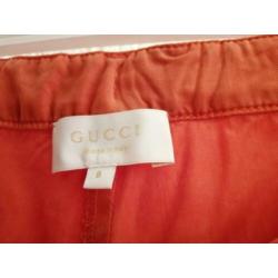 GUCCI short maat 8 (128 )oranje met steekzakken