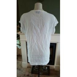 ZGAN witte By Second Female shirt S 36, top, wit, pailletten