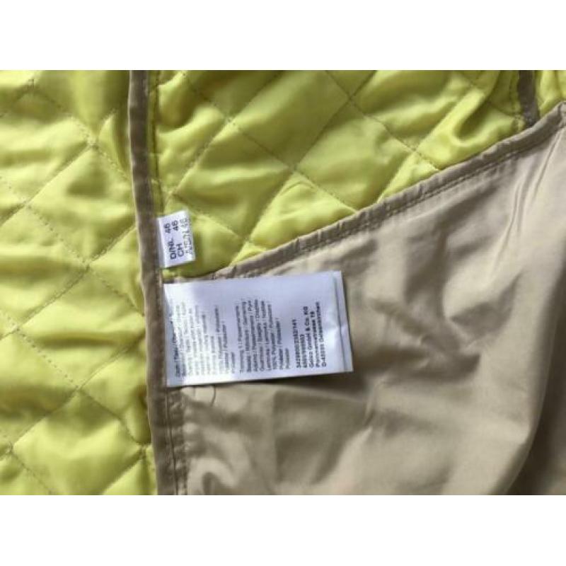 Bodywarmer( lente/zomer) van GELCO,mt 46,beige/geel,ZGAN