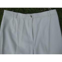 Grijze nette broek dames, plooi, mt 42 Bellguardo Montirone