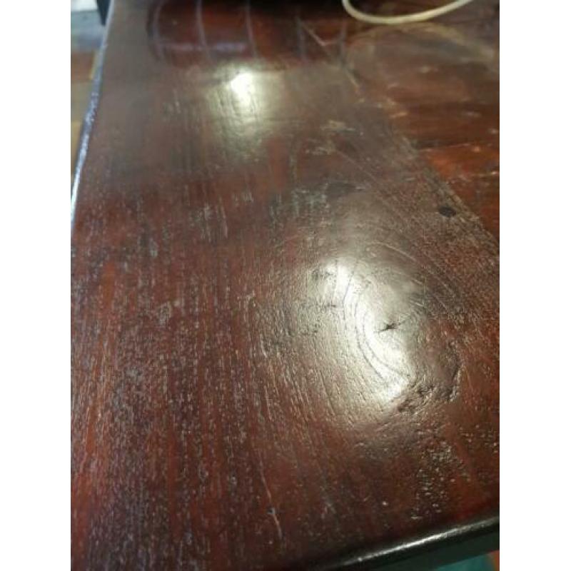Koloniale eettafel massief eiken 220cm