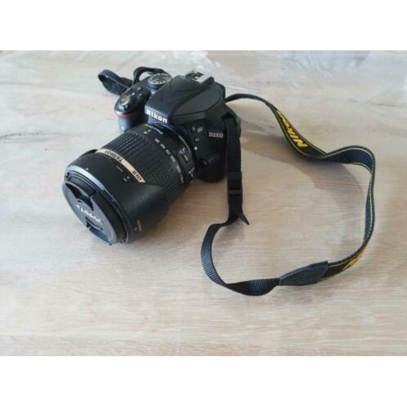 Nikon D3300 + Tamron lens 18-270 mm, weinig gebruikt!