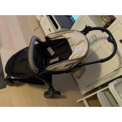 Hauck lift up 4 buggy, zwenkwiel, verstelbaar handvat