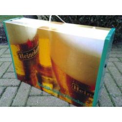 dubbelzijdige Heineken lichtbak bier reclame lamp bar cafe