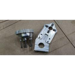 Elektrisch skateboard motor houder